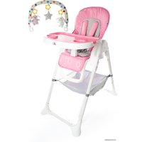 Высокий стульчик ForKiddy Cosmo Comfort Toys 3+ (розовый)