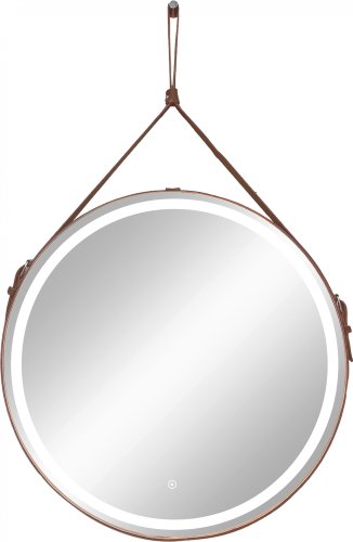 Континент Зеркало Millenium Brown Led D 65 (на ремне из натуральной кожи, нейтральная подсветка)