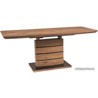 Кухонный стол Signal Leonardo 140 (дуб/черный)