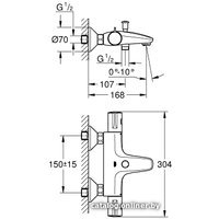 Смеситель Grohe Grohtherm 800 [34576000]