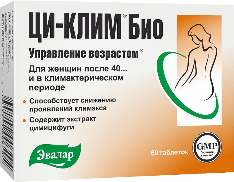

БАД Эвалар Ци-клим Био (60таблеток)