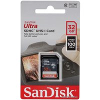 Карта памяти SanDisk Ultra SDHC SDSDUNR-032G-GN3IN 32GB
