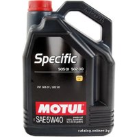 Моторное масло Motul Specific 505 01 502 00 505 00 5W-40 5л