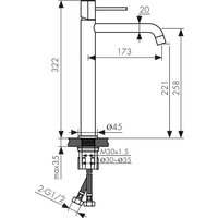Смеситель Kaiser Vita 43311-3 (брашированное золото)