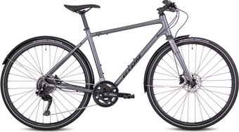 Велосипед Atom Symbiotic Speed XL 2024 (Silk Dark Silver)