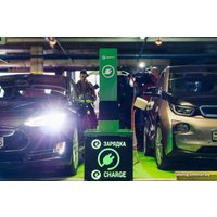 Зарядная станция TZone Mode 3 (J1772/2 коннектора - вилка)