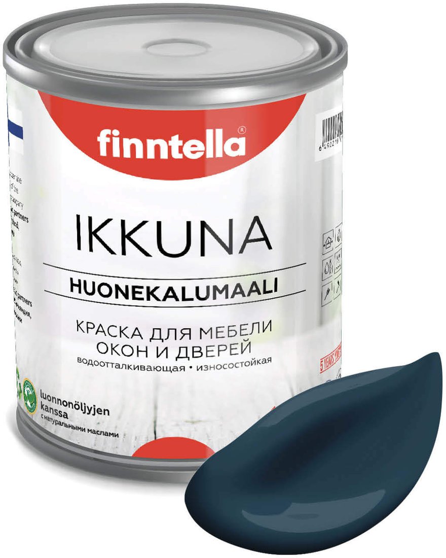 

Краска Finntella Ikkuna Yo F-34-1-1-FL009 0.9 л (зеленый/синий)