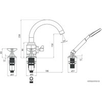 Смеситель Deante Temisto BQT 014D