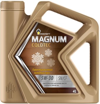 Моторное масло Роснефть Magnum Coldtec 5W-30 4л