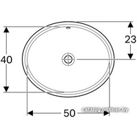 Умывальник Geberit VariForm 500.752.01.2