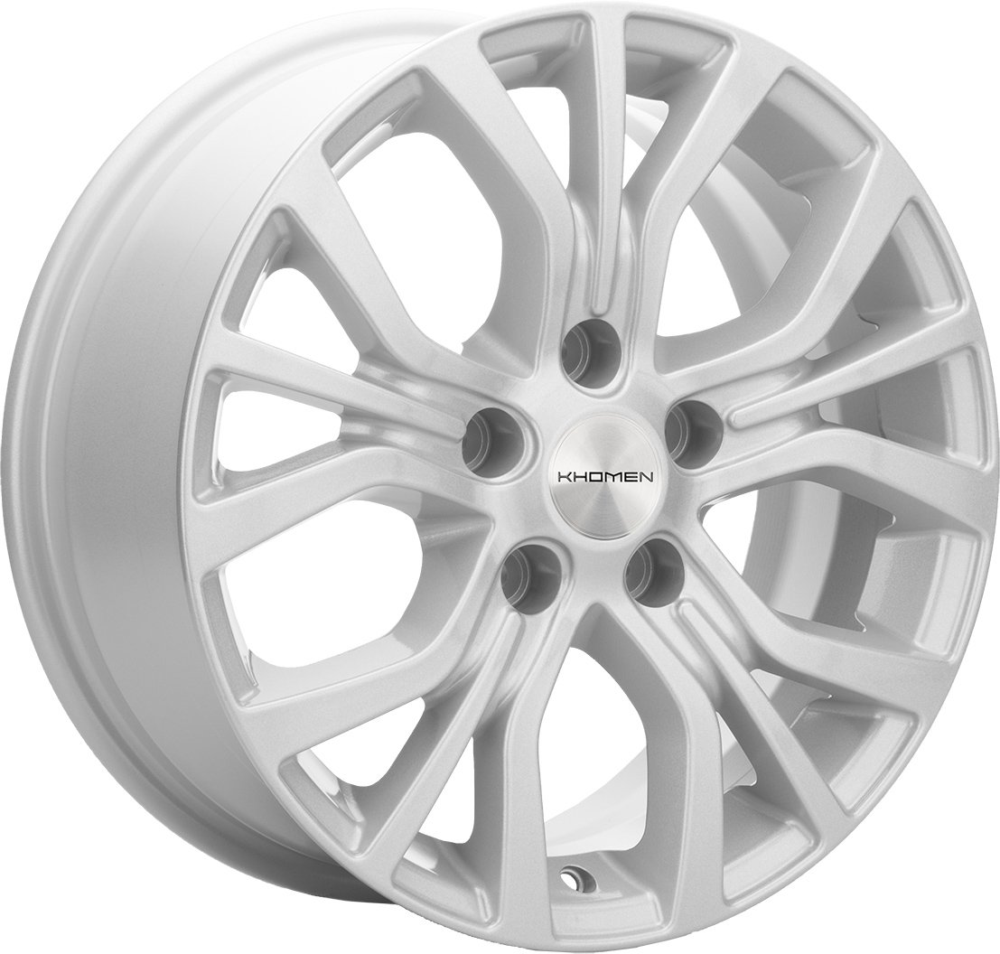

Литые диски Khomen KHW1608 Grand Vitara 16x6.5" 5x114.3мм DIA 60.1мм ET 45мм (F-Silver)