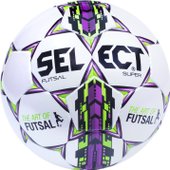 Futsal Super (4 размер, белый/фиолетовый/салатовый)