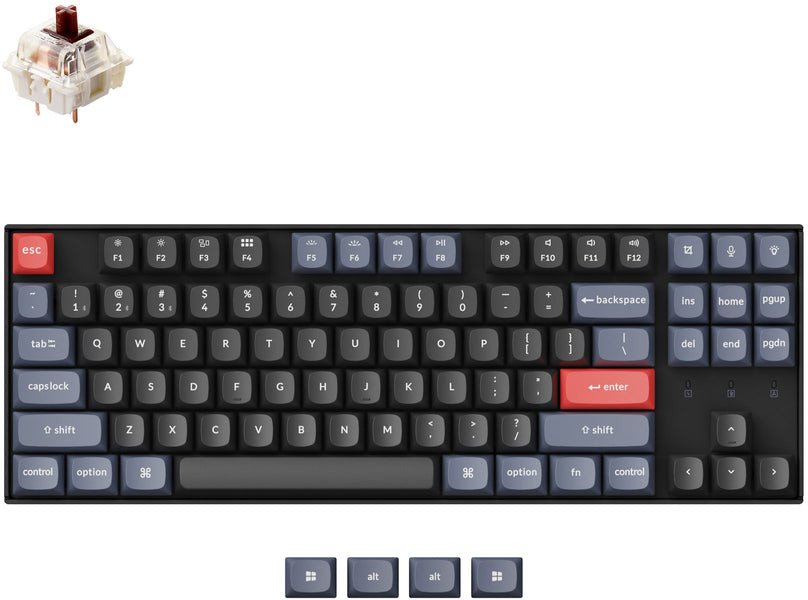 

Клавиатура Keychron K8 Pro RGB K8P-H3-RU (Gateron G Pro Brown)