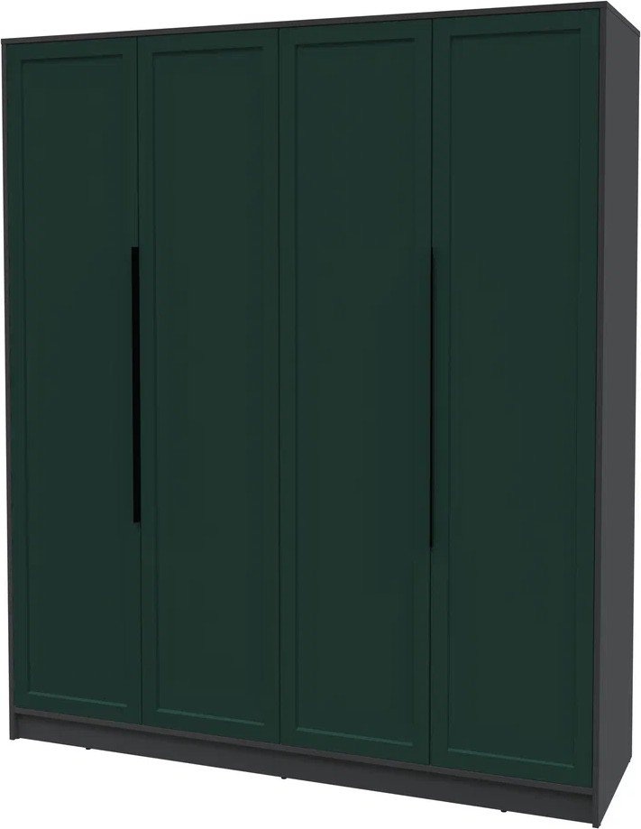 

Шкаф распашной Интерлиния Концепт Тренд КТ-Ш4 (антрацит/изумруд)