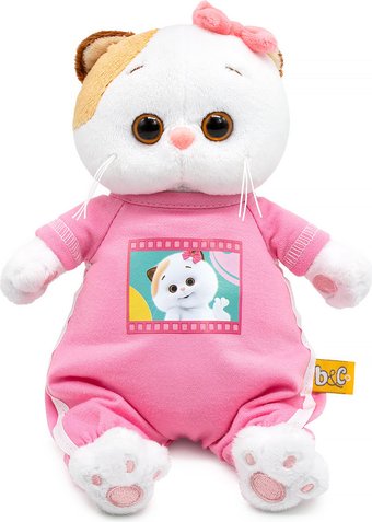 Классическая игрушка BUDI BASA Кошечка Ли-Ли в комбинезоне с принтом. Мультсериал LKm18-004