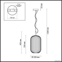 Подвесная люстра Odeon Light Roofi 4751/1