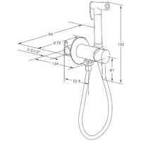 Гигиенический душ Roxen Santi 50094000-CH