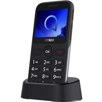 Кнопочный телефон Alcatel 2019G (серебристый)