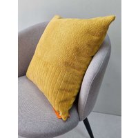 Чехол на подушку Matex Tufted Velvet ALEX-46 (желтый)