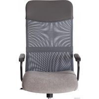 Офисное кресло TetChair Practic флок/кожзам (серый)