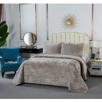 Набор текстиля для спальни Sofi De MarkO Патрисия 160x220 Пок-П-160x220б1 (бежевый 1)