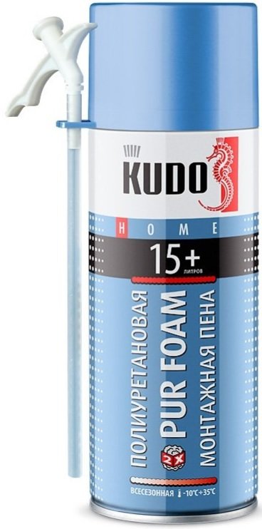 

Монтажная пена Kudo KUPH05U15+ Бытовая всесезонная (520 мл)
