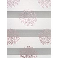 Рулонные шторы Delfa Сантайм День-Ночь Декор МКД DN-44801 (34x160, крем/сиреневый)