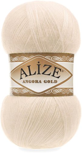 Alize Angora Gold 67 (550 м, молочно-бежевый, 5 мотков)