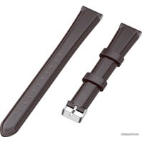 Ремешок Rumi кожаный Slim 22 мм (темно-коричневый)
