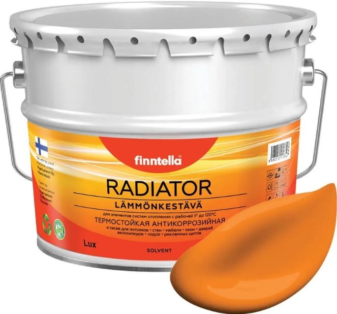 

Краска Finntella Radiator Sahrami F-19-1-3-FL128 2.7 л (шафрановый)