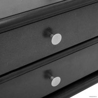 Стойка для одежды Мебелик с ящиками на колесах В 23Н (венге)