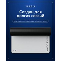 Коврик для стола Lunacy CTRL Clear White XL