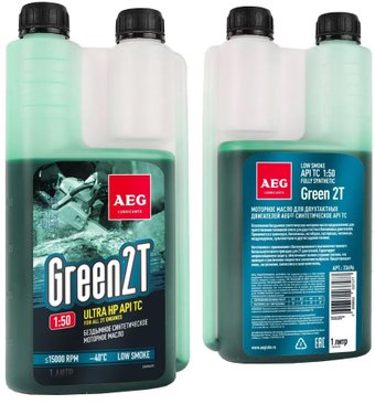 AEG Lubricants Green HP 2T API TC дозатор (зеленый) 1л