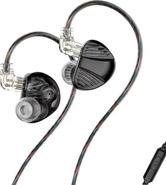 Наушники TRN V10 Pro 3.5 мм (черный, с микрофоном)