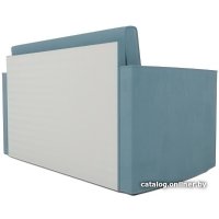 Диван Мебель-АРС Санта №2 (велюр голубой Luna 089)