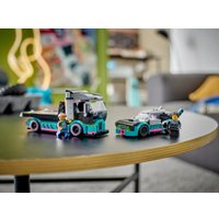 Конструктор LEGO City 60406 Гоночный автомобиль и грузовик-автовоз