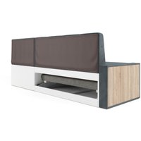 Угловой диван Мебель-АРС Таллин 191x83x121 (велюр серо-синий HB-178 26)