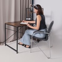 Офисный стул AksHome Samba Aks-1 (Pegasso темно-серый/подлокотники мягкие)