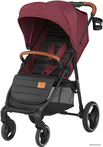 Коляска прогулочная «книга» KinderKraft Grande LX 2020 (burgundy)