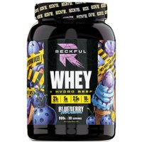 Протеин комплексный Reckful Whey + Beef protein (черничное мороженое, 900г)