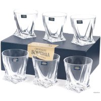 Набор бокалов для виски Crystalite Bohemia Quadro 20936/99A44/340