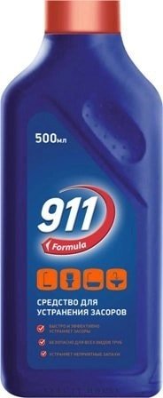 

Средство для труб 911 Formula 500 мл