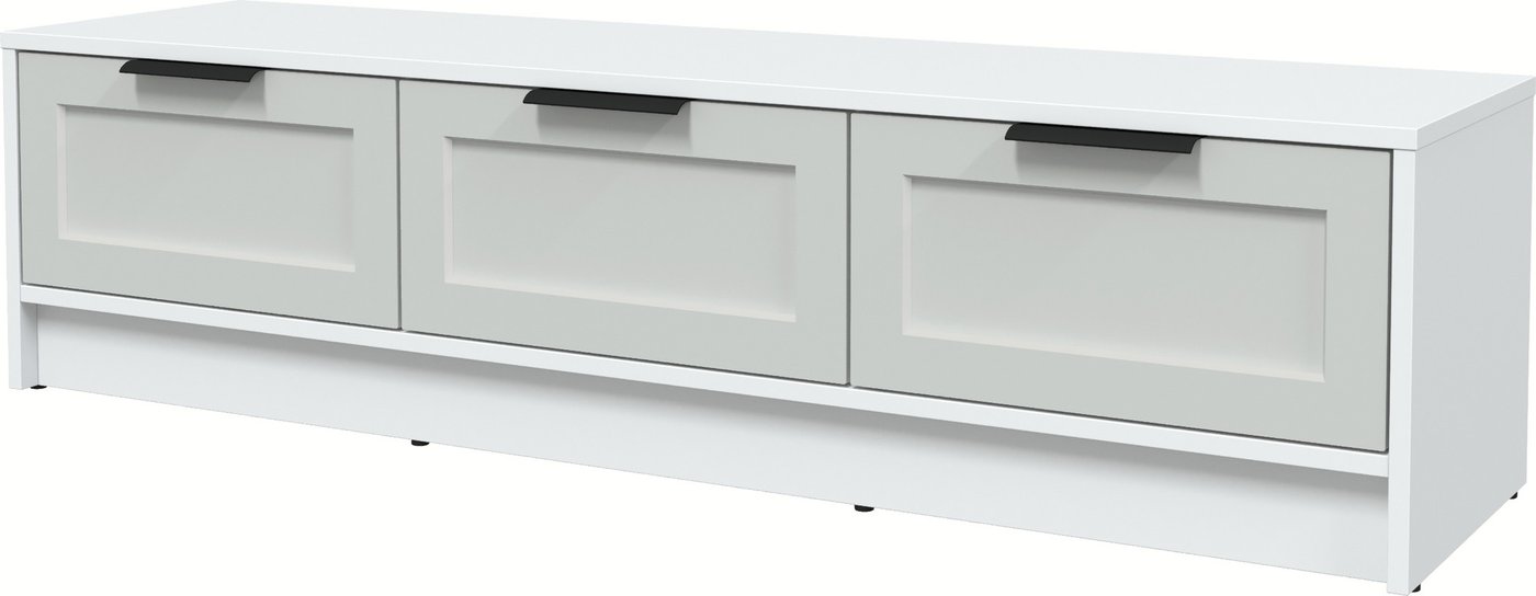 

Тумба Интерлиния ТВ Концепт Тренд КТ-ТВ3-35 (белый платинум/грей)