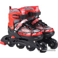 Роликовые коньки Игротрейд HD-P582-RS (р. 29-33, черный/красный)