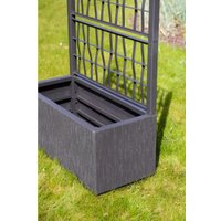 Кашпо Stefanplast 68601 (антрацит)