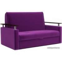 Диван Мебель-АРС Шарк 140 (микровелюр фиолетовый)