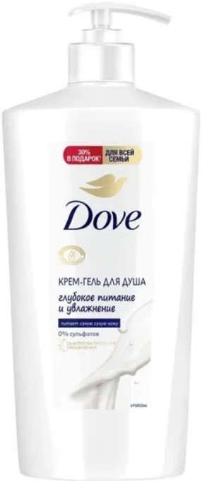 

Dove Гель для душа Глубокое питание и увлажнение 610 мл