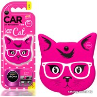  Aroma Car Ароматизатор полимерный Love Pets Cat Pink Blossom 92568