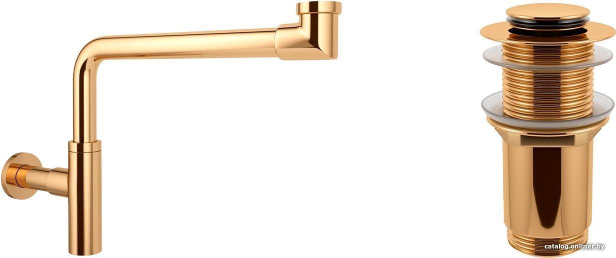 Сифон Wellsee Drainage System 182126002 (сифон, донный клапан, золото)