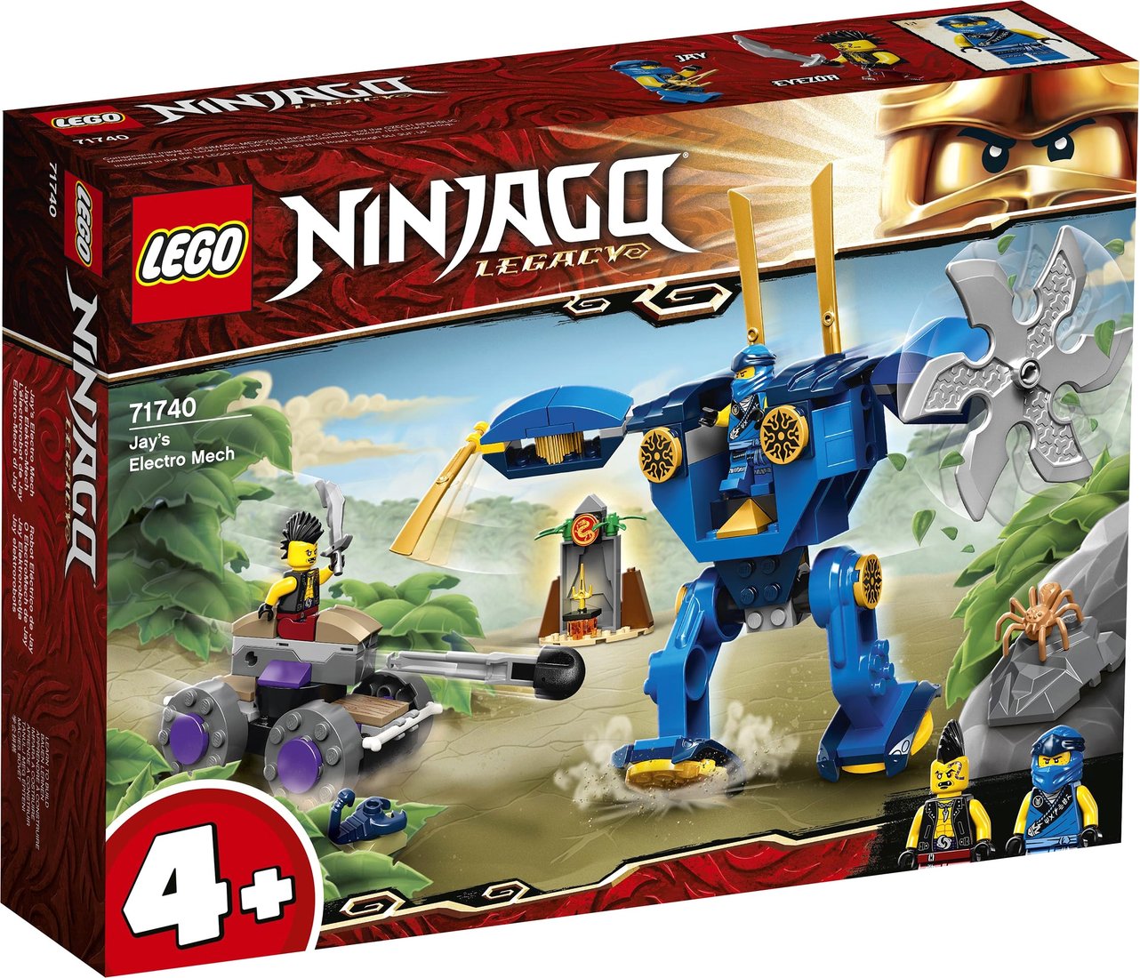 

Конструктор LEGO Ninjago 71740 Электрический робот Джея